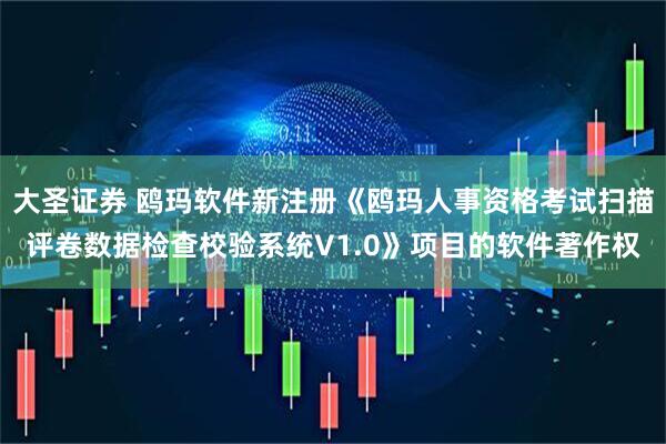 大圣证券 鸥玛软件新注册《鸥玛人事资格考试扫描评卷数据检查校验系统V1.0》项目的软件著作权